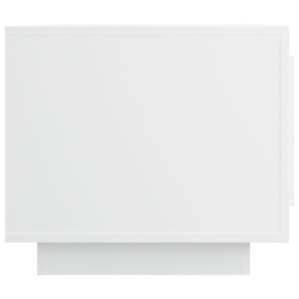 vidaXL Soffbord vit 102x50x45 cm konstruerat trä Vit