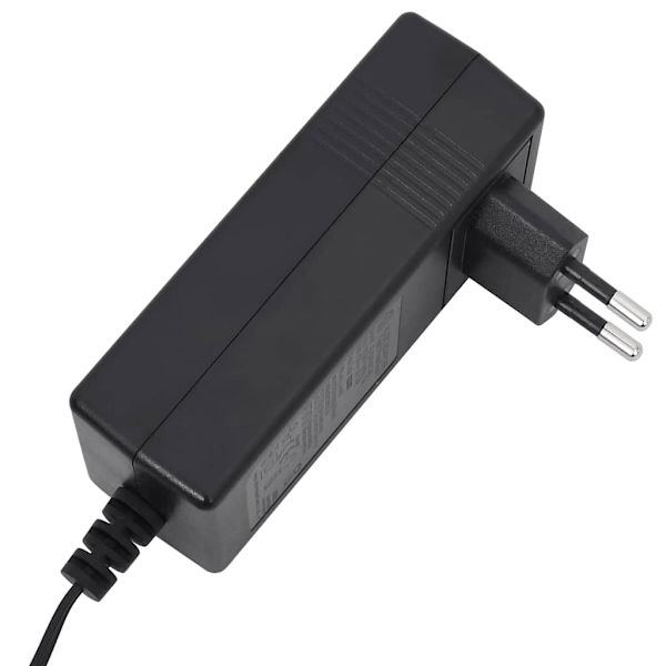 vidaXL Elektrisk massagefåtölj svart konstläder Svart