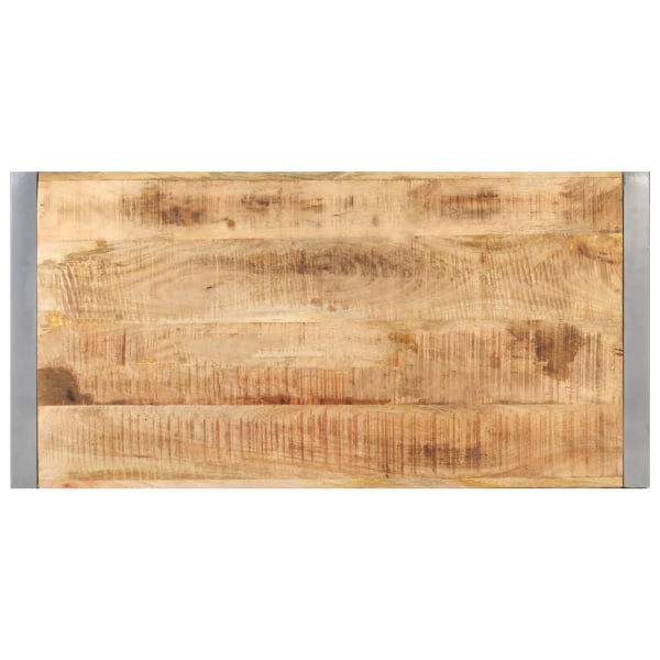 vidaXL Soffbord 120x60x40 cm grovt mangoträ Brun