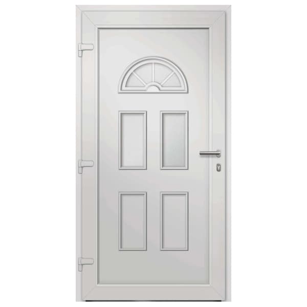 vidaXL Ytterdörr vit 88x208 cm Vit