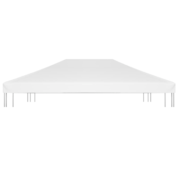 vidaXL Paviljongtak 270 g/m² 4x3 m vit Vit