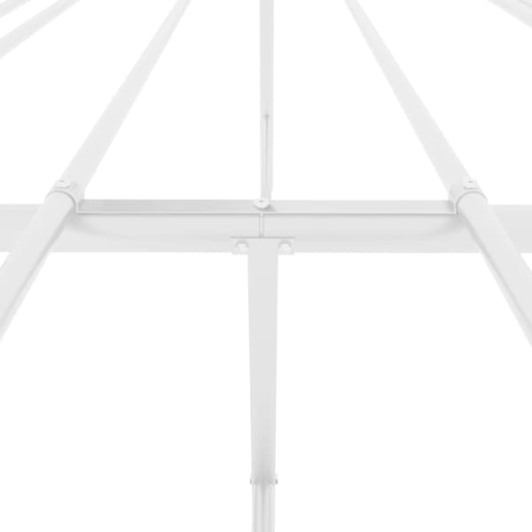 vidaXL Sängram metall vit 180x200 cm Vit