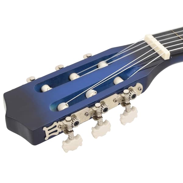 vidaXL Gitarr för nybörjare och barn klassisk blå 3/4 36" Blå