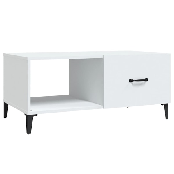 vidaXL Soffbord vit 90x50x40 cm konstruerat trä Vit
