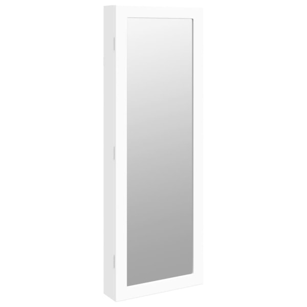 vidaXL Spegelskåp med LED-lampor väggmonterat vit Vit