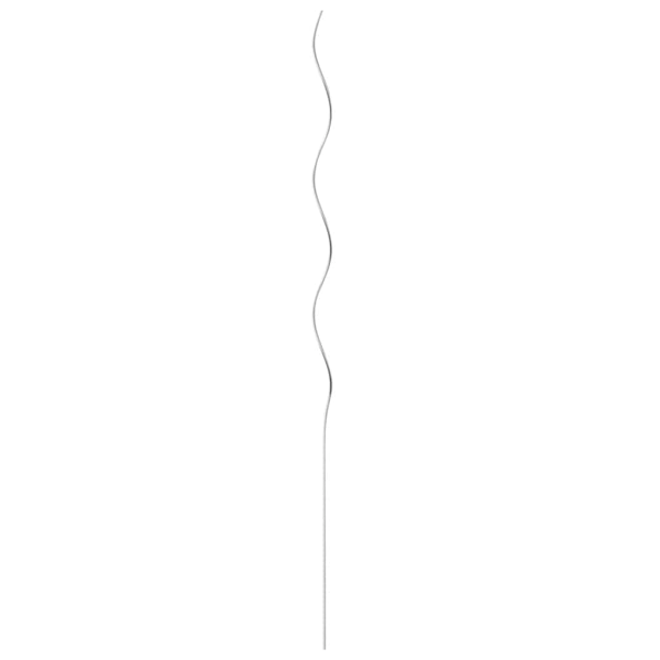 vidaXL Spiralformade växtstöd 20 st 110 cm galvaniserat stål Silver