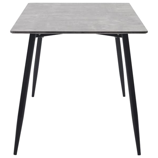 vidaXL Matbord grå 160x80x75 cm MDF grå