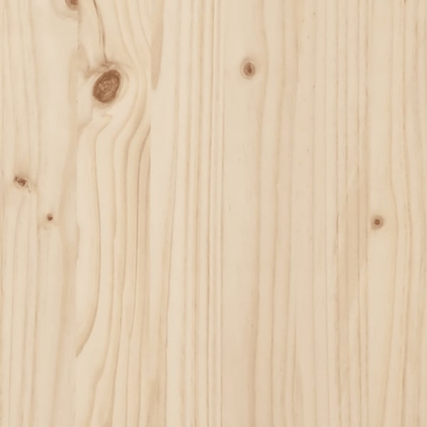 vidaXL Sängram massiv furu 160x200 cm Brun