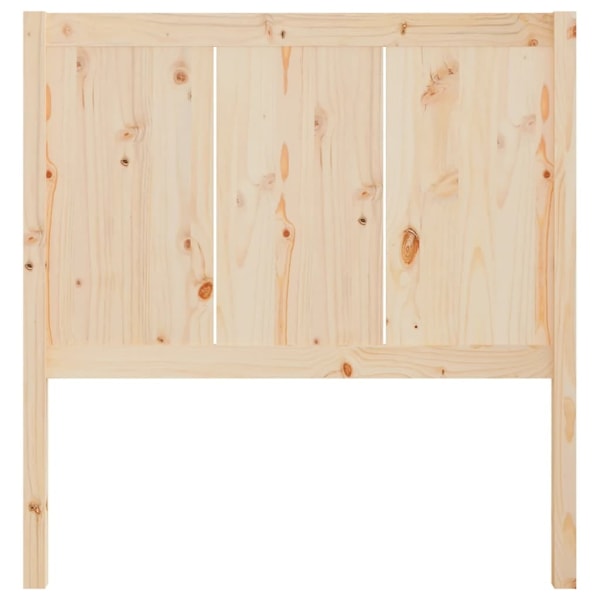 vidaXL Sänggavel 95,5x4x100 cm massiv furu Brun