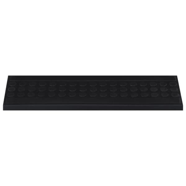vidaXL Trappstegsmattor 5 st 25x75 cm gummi art