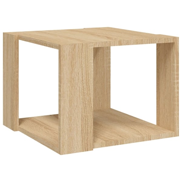 vidaXL Soffbord sonoma-ek 40x40x30 cm konstruerat trä Brun