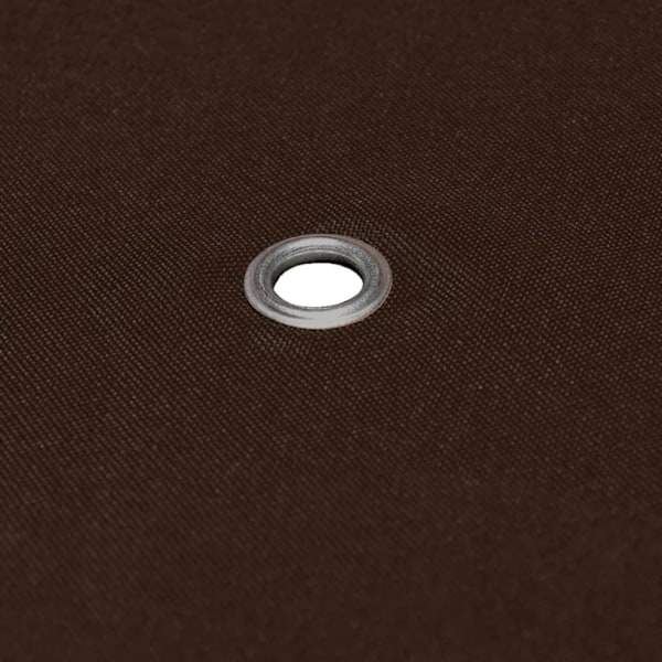 vidaXL Paviljongtak med ventilering 310 g/m² 4x3 m brun Brun