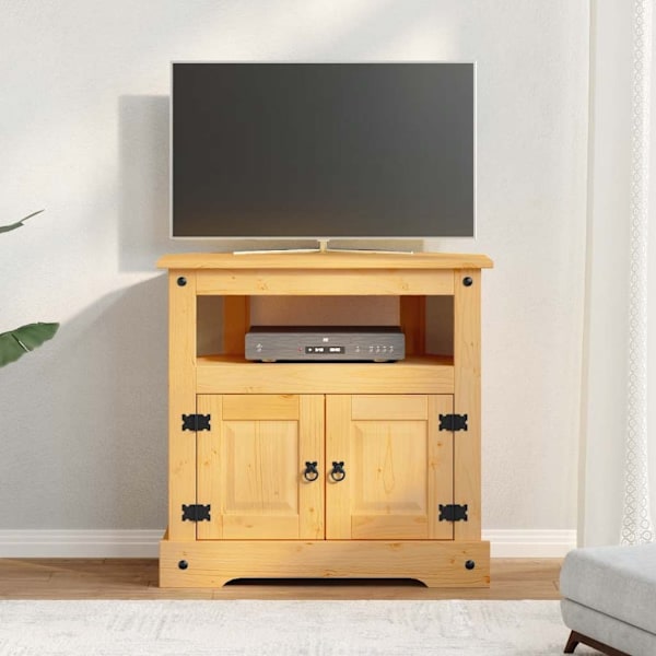 vidaXL Konsolbord mexikansk Coronastil furu 80x43x78 cm Brun