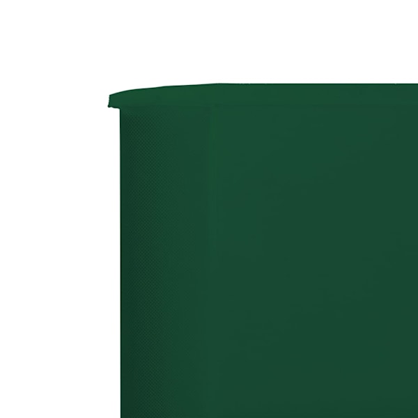 vidaXL Vindskydd 3 paneler tyg 400x120 cm grön Grön