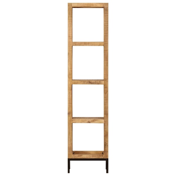 vidaXL Bokhylla 40x30x175 cm massivt mangoträ Brun