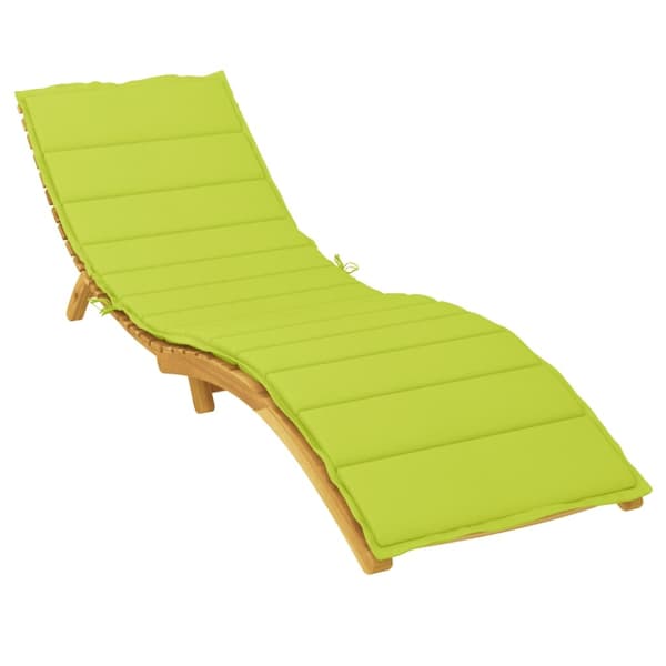 vidaXL Solsängsdynor Oxford tyg (100% polyester) Ljusgrön Grön