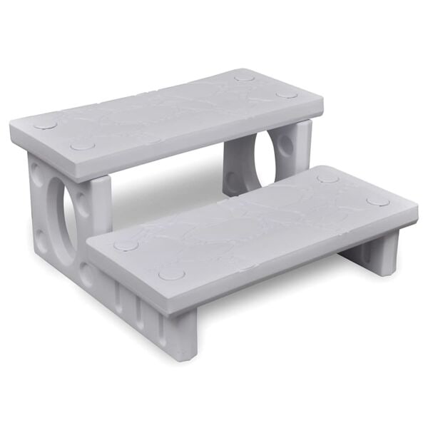 vidaXL Vita Spa Steg Vit