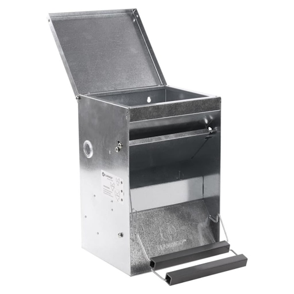 FLAMINGO Automatisk kycklingmatare Timo 6 kg Silver