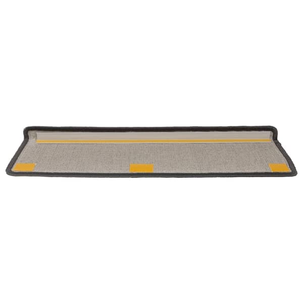 vidaXL Trappmattor 15 st 65x21x4 cm mörkgrå rektangulär kant multifärg