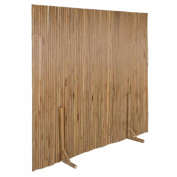 vidaXL Rumsavdelare bambu 180x180 cm Brun