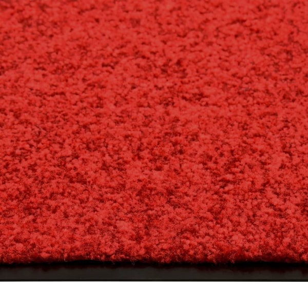 vidaXL Dörrmatta tvättbar röd 120x180 cm Röd