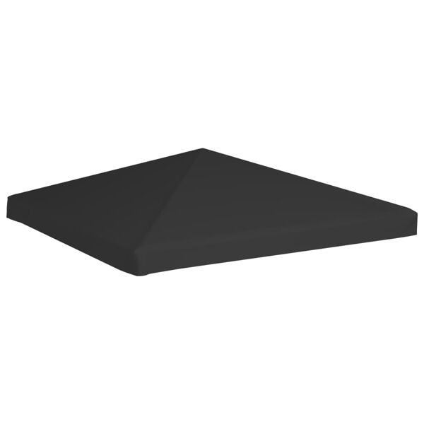 vidaXL Paviljongtak 270 g/m² 3x3 m svart Svart