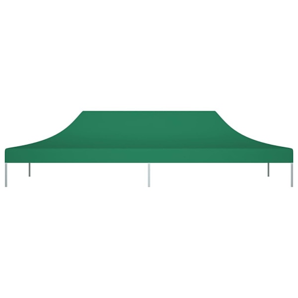 vidaXL Tak till partytält 6x3 m grön 270 g/m² Grön