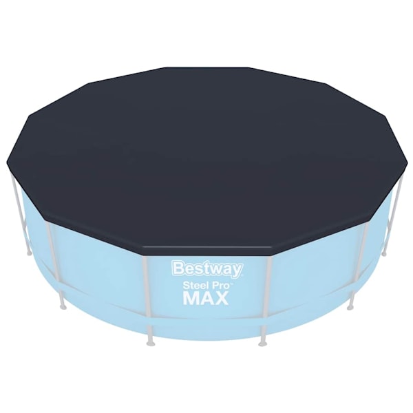 Bestway Poolöverdrag Flowclear 366 cm Antracit