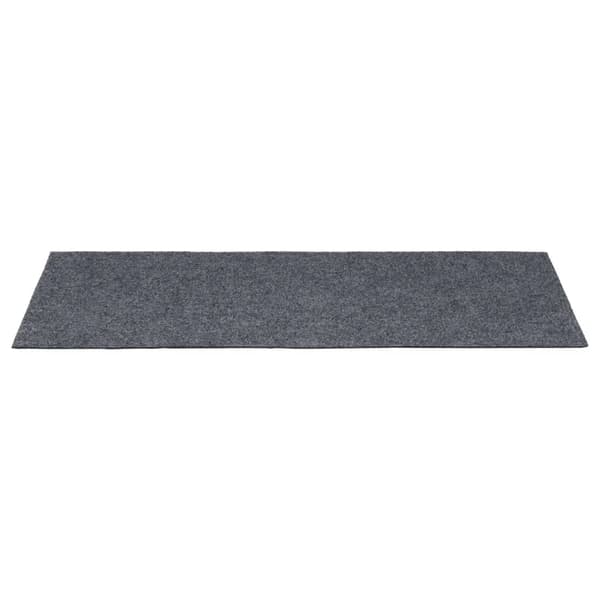 vidaXL Trappmattor självhäftande 15 st 60x25 cm ljusgrå rektangulära grå