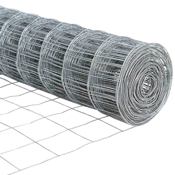 vidaXL Markfixerat Svetsat Stängsel 50 x 0,4 m (B x H) Silver