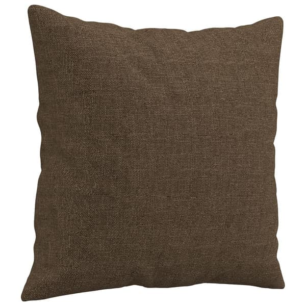 vidaXL Prydnadskuddar 2 st brun 40x40 cm tyg Brun