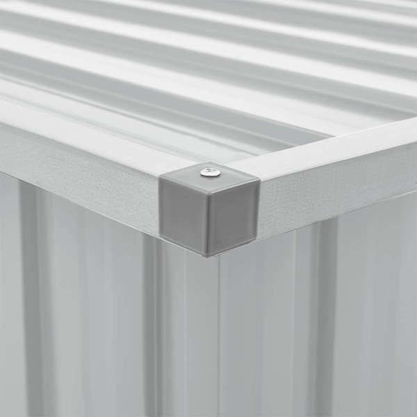 vidaXL Dynbox grå 109x67x65 cm grå