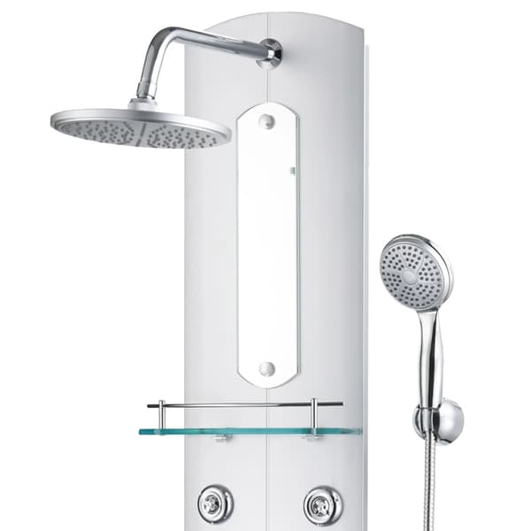 vidaXL Duschpanel 25x43x120 cm silver