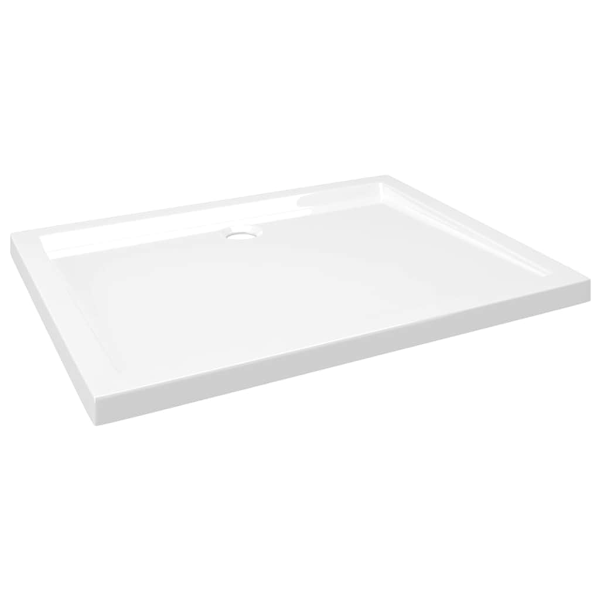 vidaXL Duschkar rektangulärt ABS 70x90 cm Vit