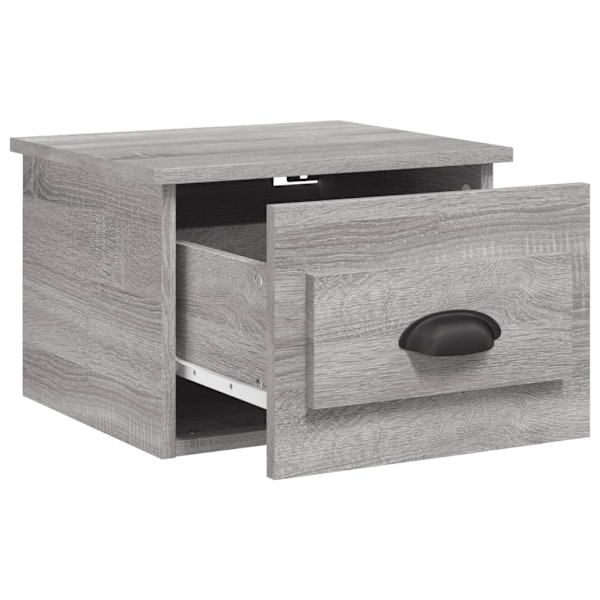 vidaXL Väggmonterade sängbord grå sonoma 41,5x36x28 cm Grå