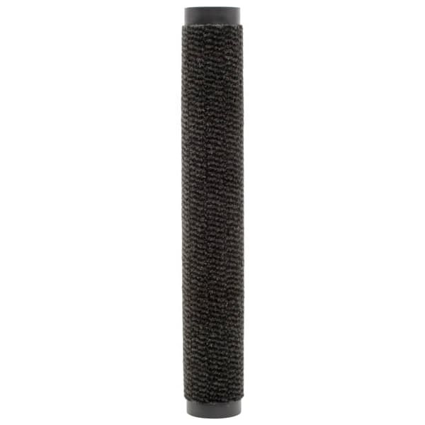 vidaXL Dörrmattor 2 st rektangulär tuftad 60x90 cm svart Svart