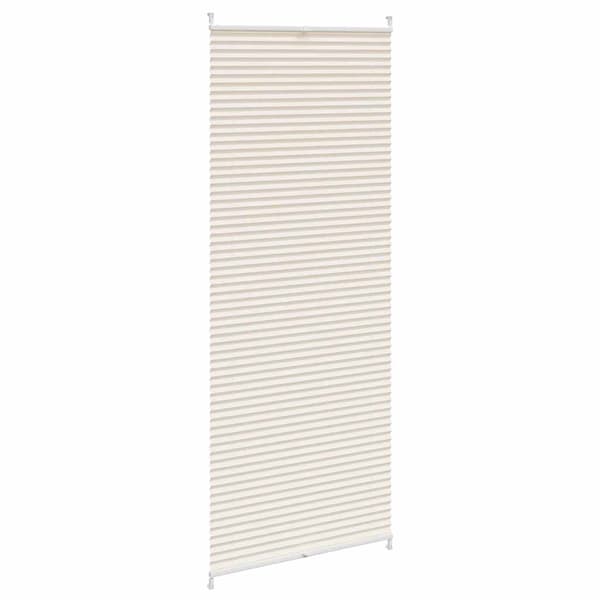 vidaXL Plisségardin 70x200 cm creme Creme