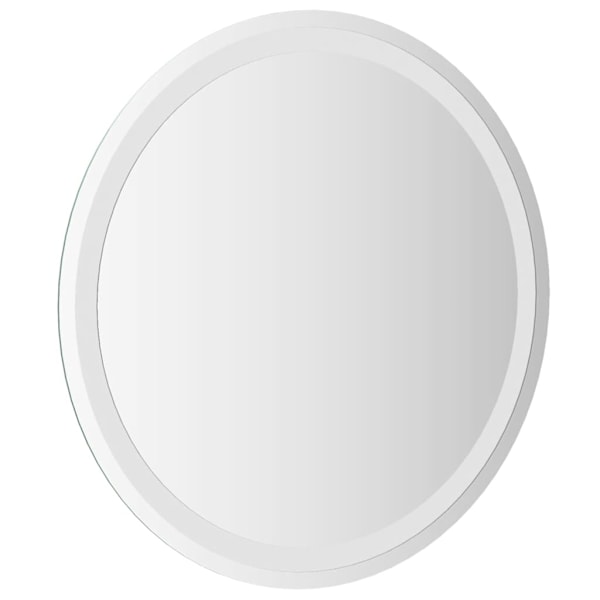 vidaXL Badrumsspegel LED 60 cm rund Transparent