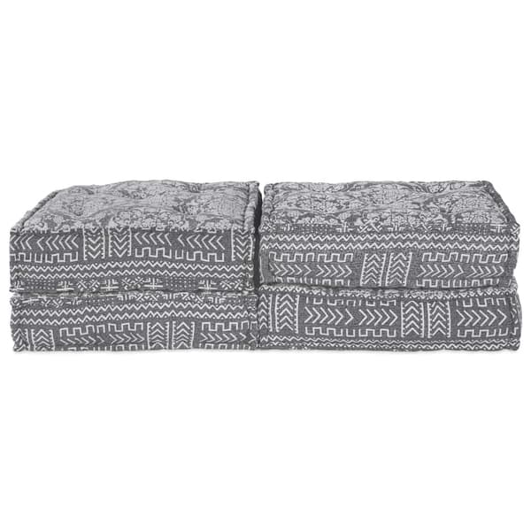 vidaXL Modulsofa enhet 2 pcs Ljusgrå 140 x 70 x 36 cm Tyg Ljusgrå