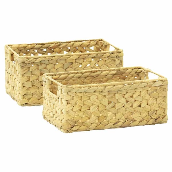 vidaXL Badrumsset 4 delar vattenhyacint Beige