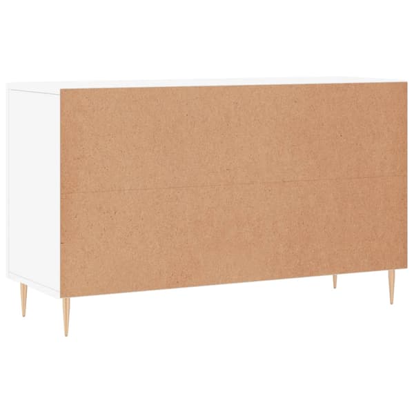 vidaXL Skänk vit 100x36x60 cm konstruerat trä Vit