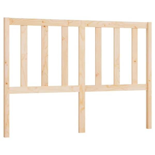 vidaXL Sänggavel 156x4x100 cm massiv furu Brun