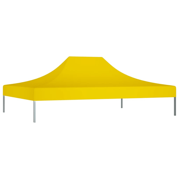 vidaXL Tak till partytält 4,5x3 m gul 270 g/m² Gul
