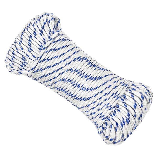 vidaXL Båtlina vit 4 mm 25 m polypropylen Vit