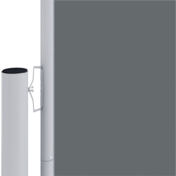 vidaXL Infällbar sidomarkis antracit 200x1000 cm Antracit