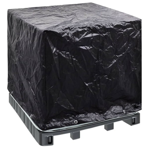 vidaXL Överdrag till vattentank 8 öljetter 116 x 100 120 cm Svart