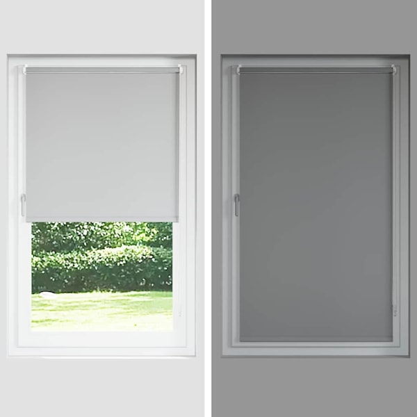 vidaXL Rullgardin mörkläggande 60x120 cm röd Röd