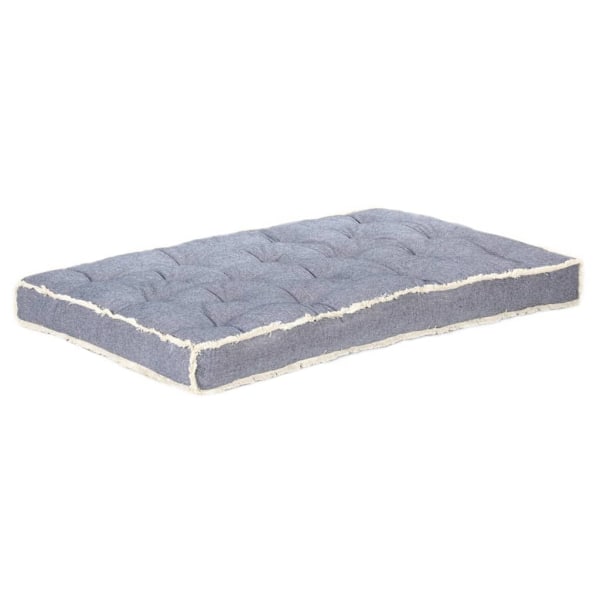 vidaXL Dyna till pallsoffa blå 120x80x10 cm Blå