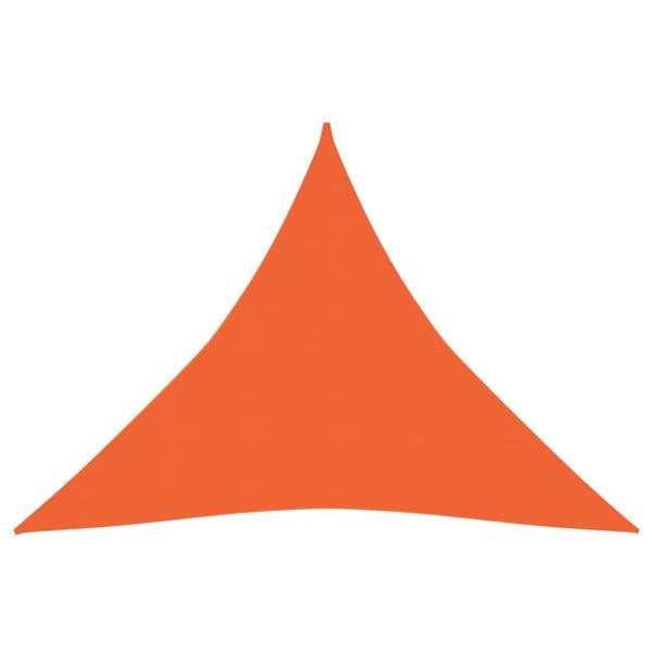 vidaXL Solsegel 160 g/m² orange 4x4x4 m HDPE Orange