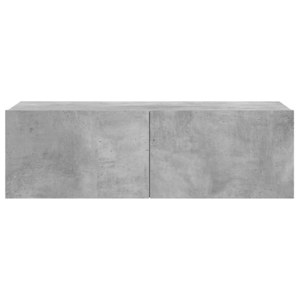 vidaXL TV-bänk betonggrå 100x30x30 cm konstruerat trä grå